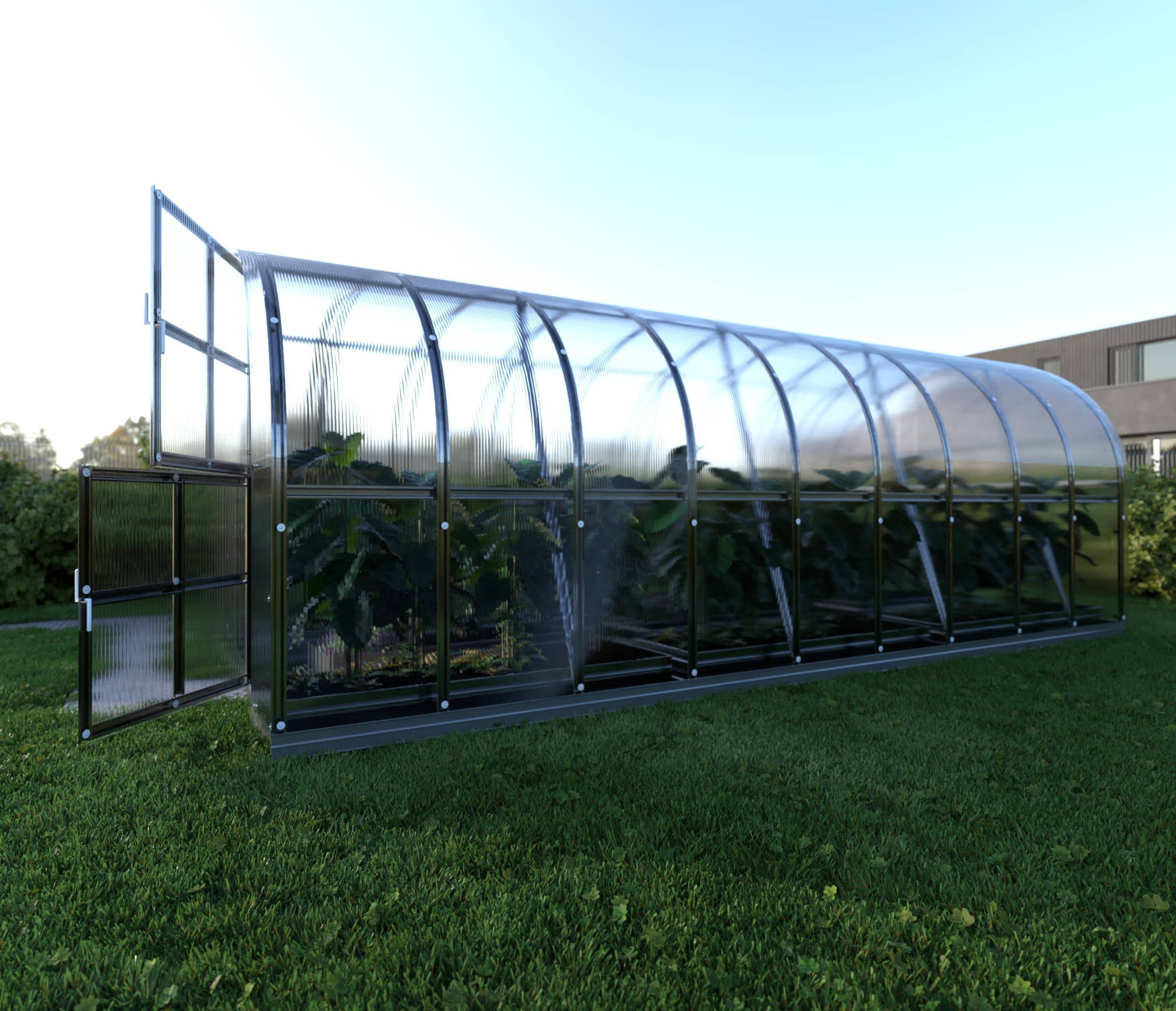 Serre de jardin polycarbonate 3 x 6 m (18 m²) 6 mm - Klasika Greenhouses - Image 2