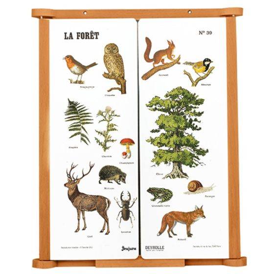 jeujura - Tableau triptyque la forêt - Image 2