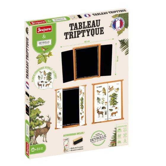 jeujura - Tableau triptyque la forêt - Image 4