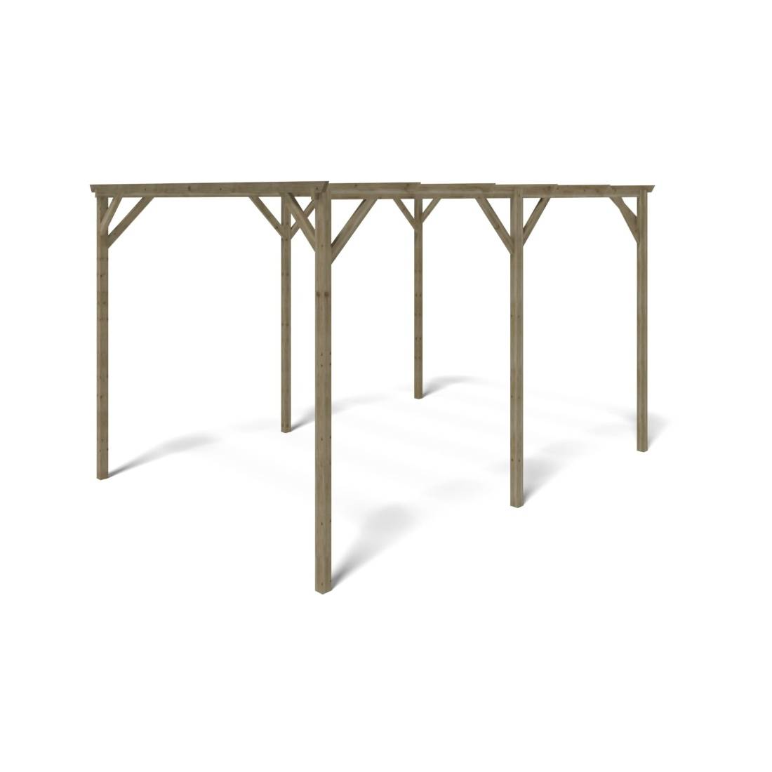 Altanka - Carport, abri de voiture  3x4 m - 12 m2 - CAR13 - ALTANKA - Image 5