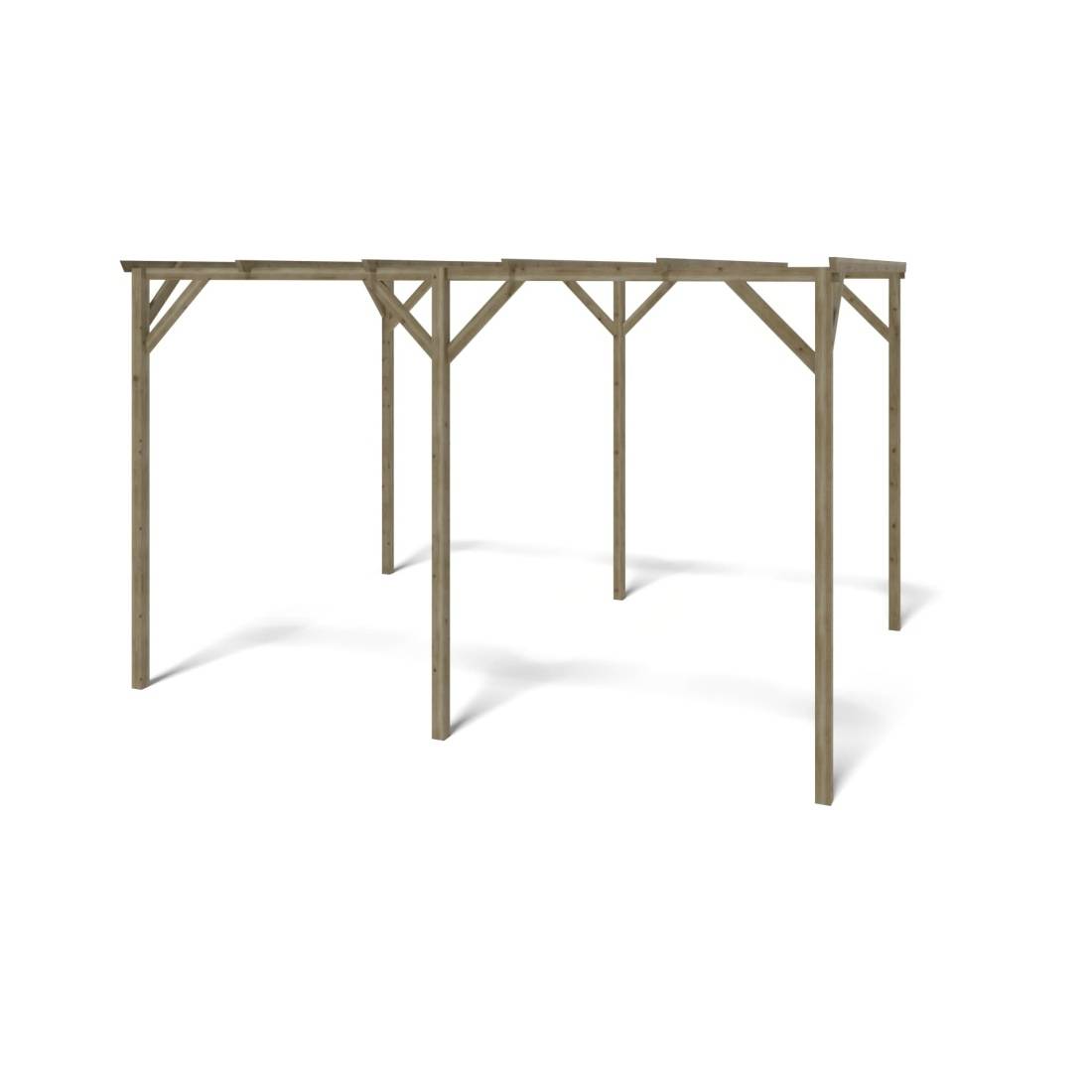 Altanka - Carport, abri de voiture  3x4 m - 12 m2 - CAR13 - ALTANKA - Image 4