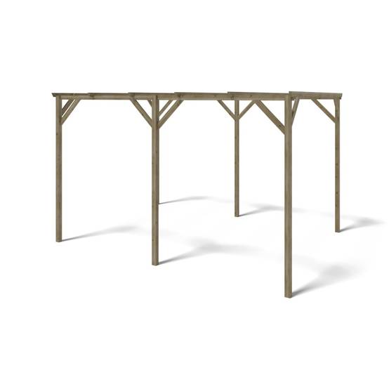 Altanka - Carport, abri de voiture 3x4 m - 12 m2 - CAR13 - ALTANKA - Image 1