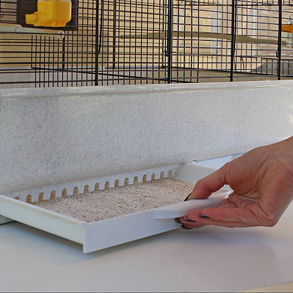 Ferplast - Ferplast Cage pour Canaris et Oiseaux Exotiques CANTO, Petite Cage de Reproduction avec Séparation et Accessoires - Image 9