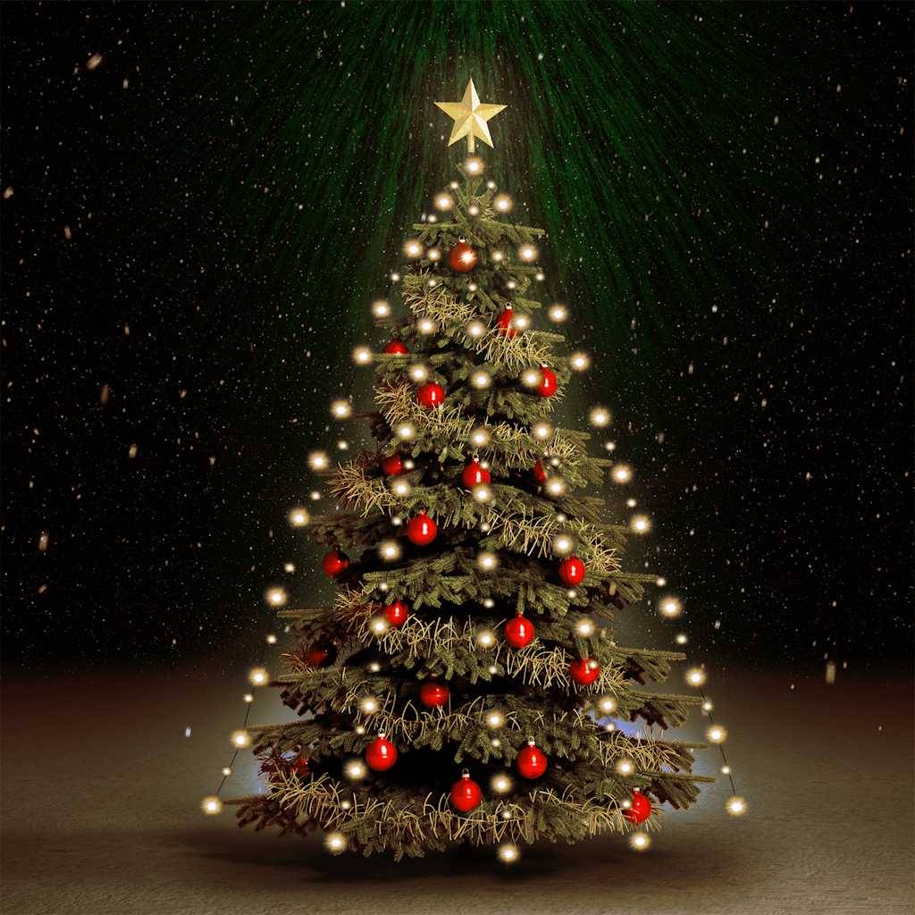 PANGIVO - Guirlande lumineuse sapin PVC blanc chaud 180 cm - PANGIVO - Image 1