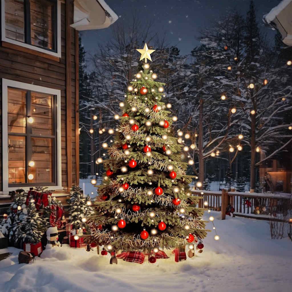 PANGIVO - Guirlande lumineuse sapin PVC blanc chaud 180 cm - PANGIVO - Image 3