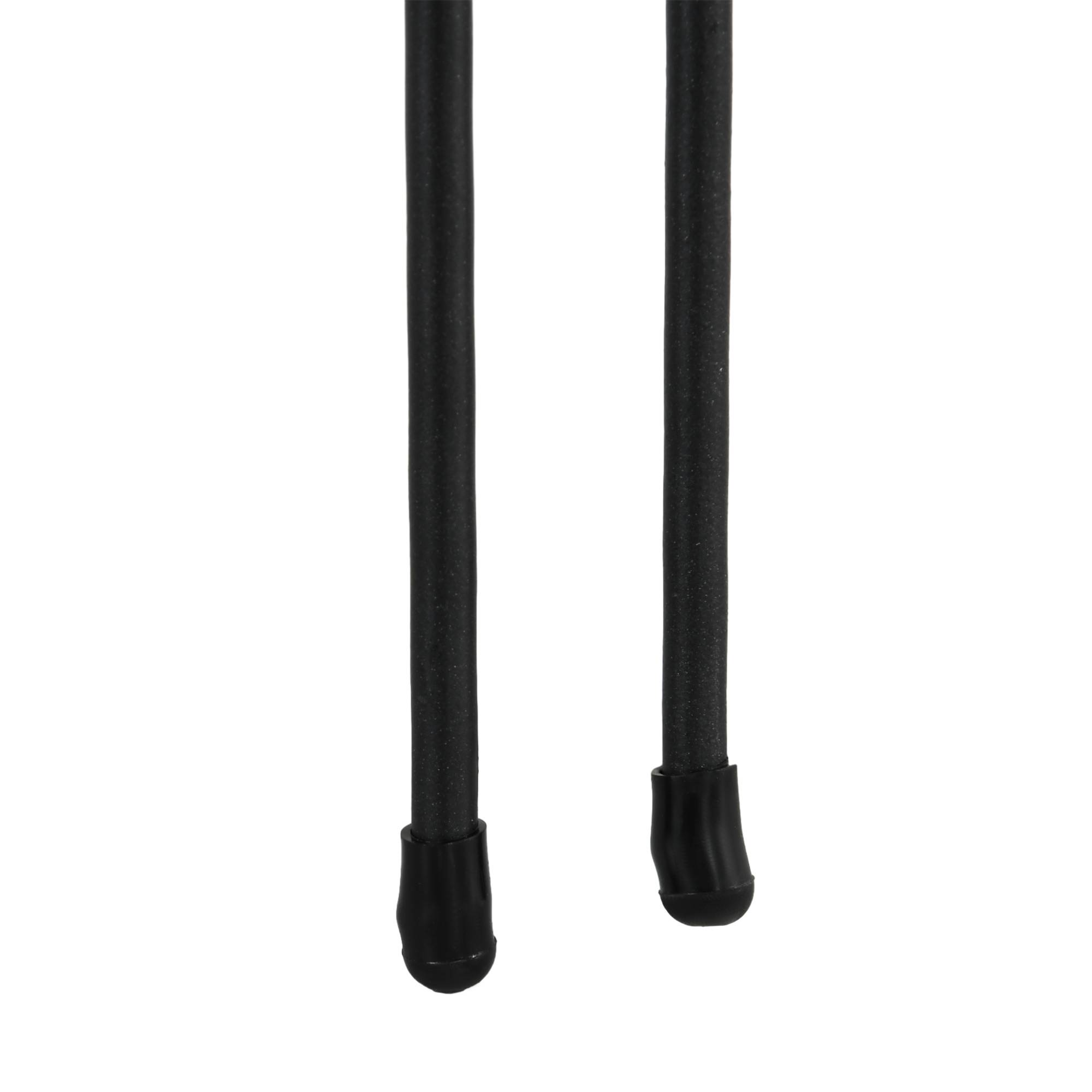 Outsunny - Lot de 5 panneaux de clôture de jardin métal noir - Outsunny - Image 5
