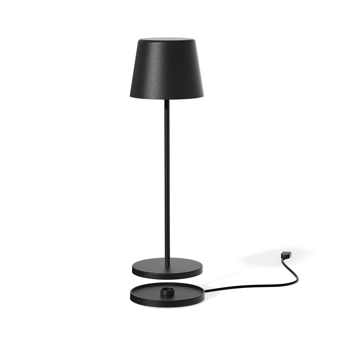 Lumisky - Lampe de table sans fil KELLY Noir H38cm - Image 8