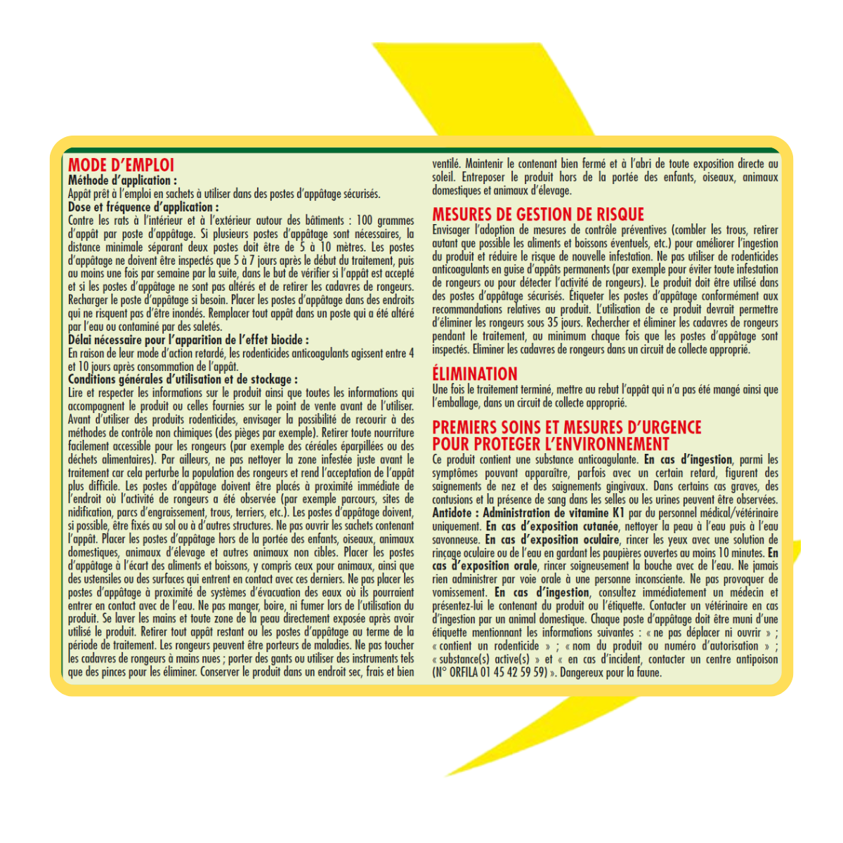 Acto - ACTO RATS Appât blé - 7 x 20 grs -  Solution efficace contre rats noirs et rats d'égout. - Image 2