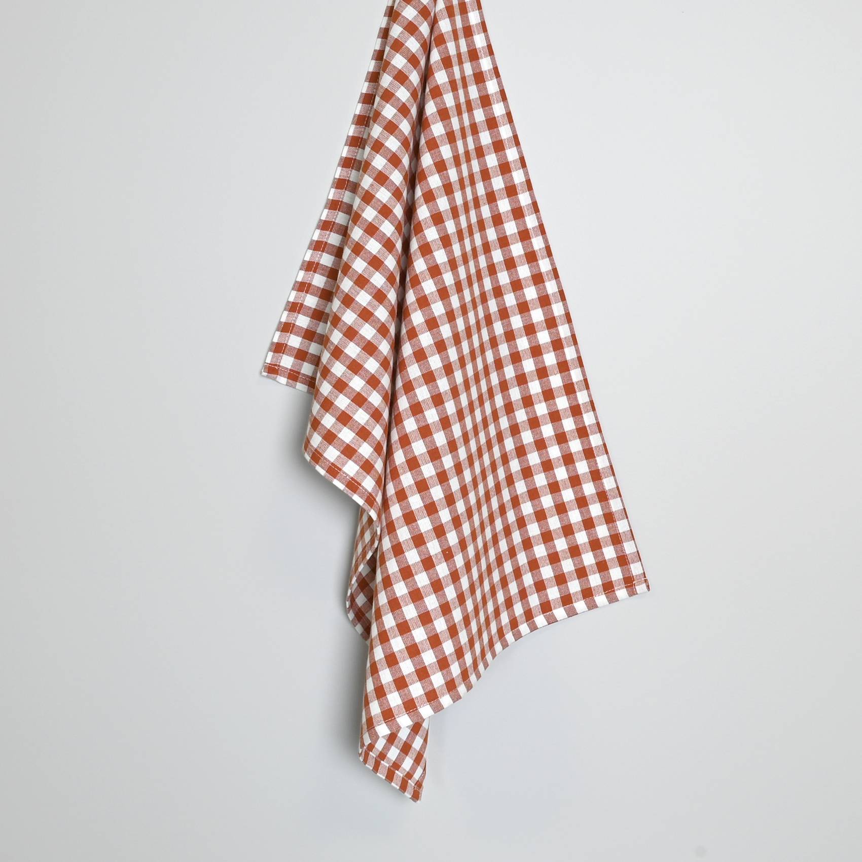 Home Maison - Torchon de cuisine en coton motif vichy - HOME MAISON - Coton - Terracotta - Image 4