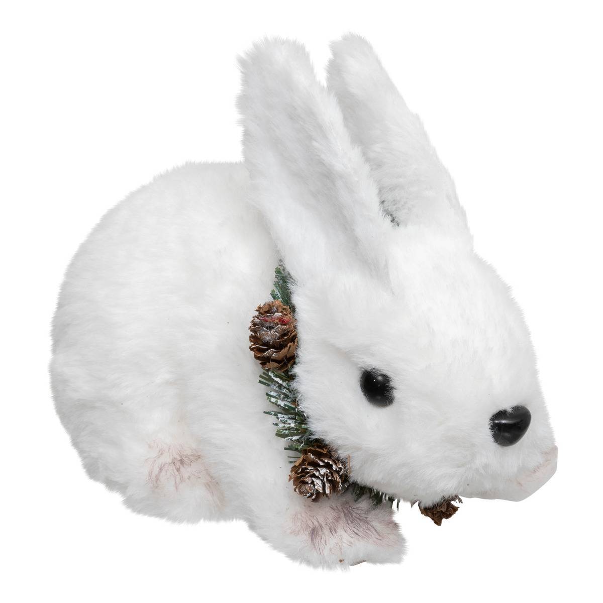 Fééric Lights & Christmas - Polyfoam lapin couronne branche 14cm - Feeric Lights & Christmas - Image 2