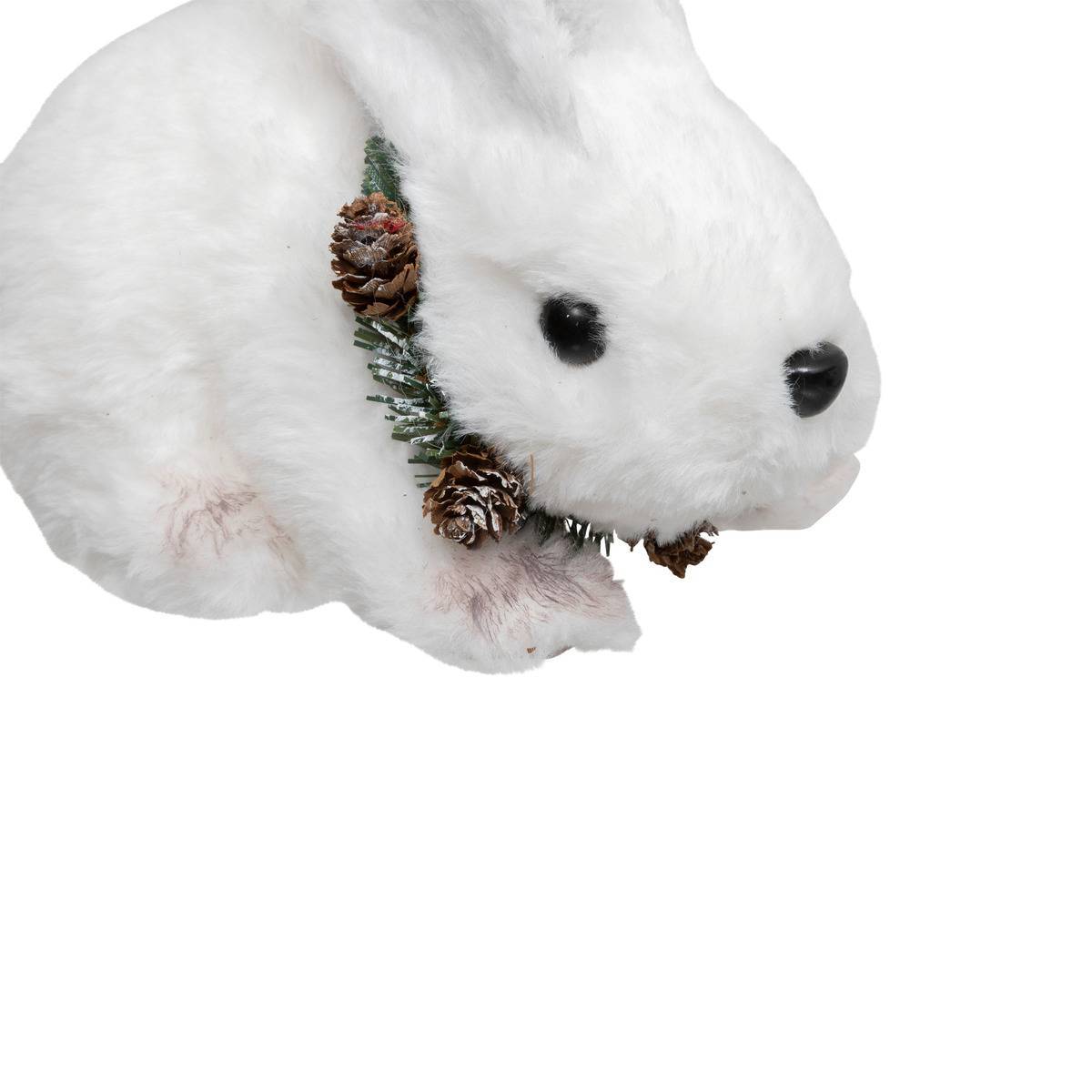 Fééric Lights & Christmas - Polyfoam lapin couronne branche 14cm - Feeric Lights & Christmas - Image 3