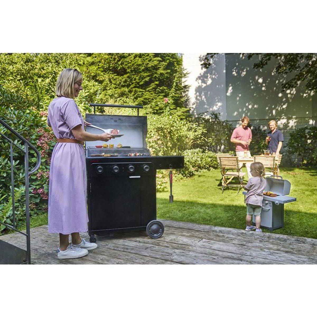 Char-broil - Barbecue gaz 4+1 brûleurs 9,38 kW, surface 72 x 43 cm, thermomètre intégré - Char-Broil - Image 5