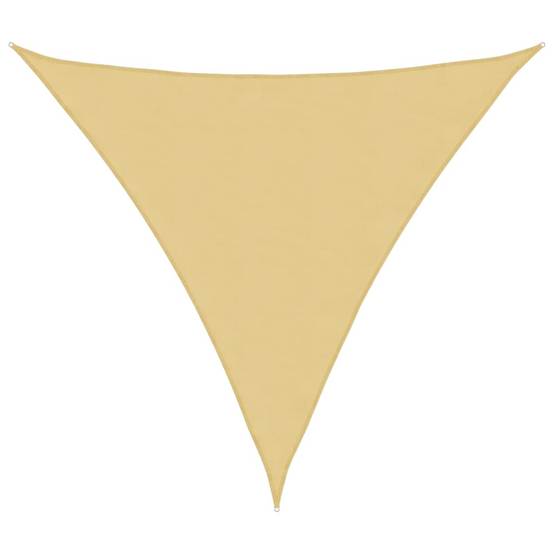 Voile d'ombrage - Voile solaire sable 3x3x3 m 100 % polyester oxford - Image 1