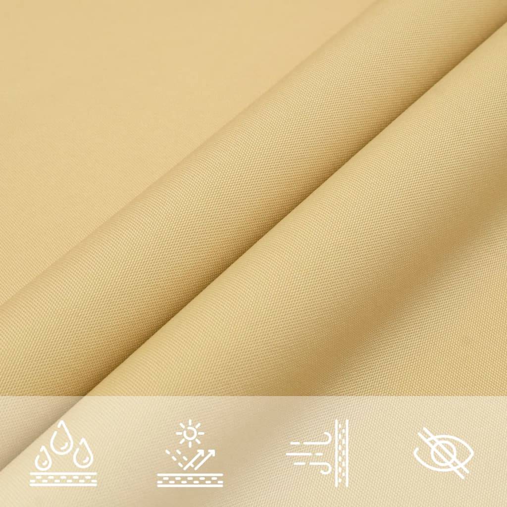Voile d'ombrage - Voile solaire sable 3x3x3 m 100 % polyester oxford - Image 7