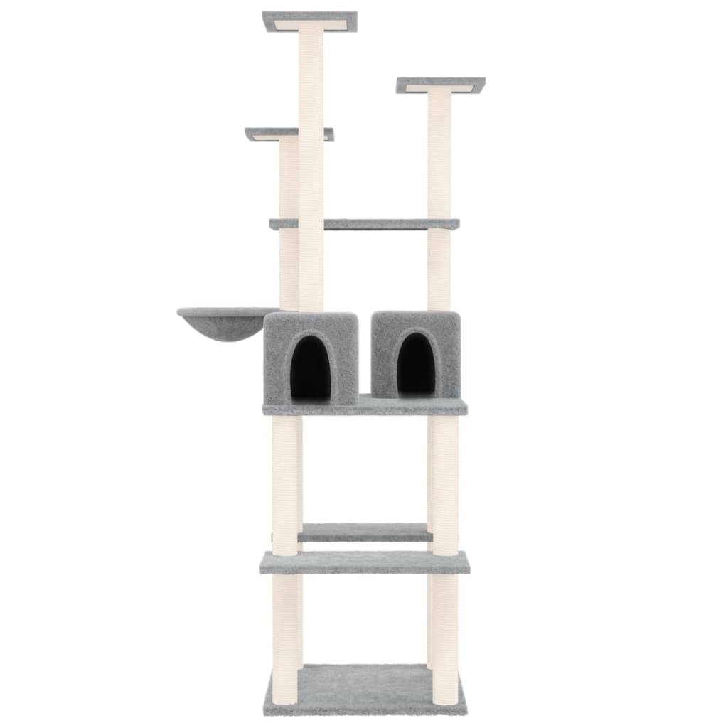 Vidaxl - Arbre à chat avec griffoirs en sisal Gris clair 167 cm vidaXL 171610 - Image 7