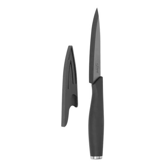 Couteau d'Office & Cache Lame "Cera" 20cm Noir - Image 1
