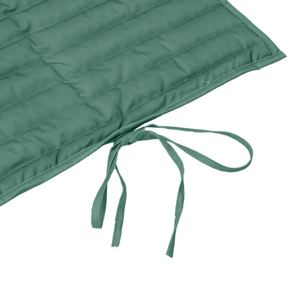 Hesperide - Coussin de transat enroulable "Adiya" vert jade 180x60cm en polyester Hespéride - Image 3