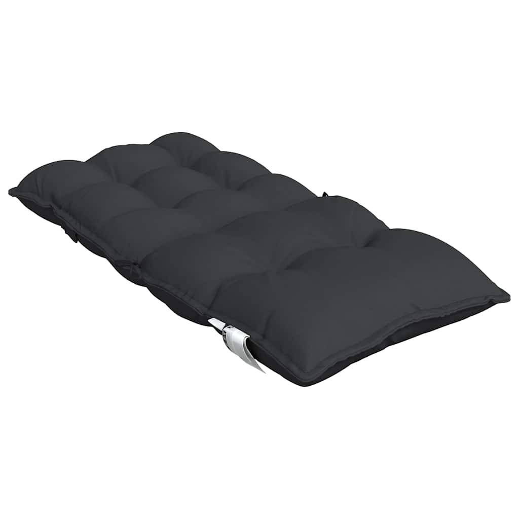 PANGIVO - Coussins de chaise à dossier bas tissu oxford noir 100 x 50 x 7 cm, poids:9.15kg - PANGIVO - Image 6