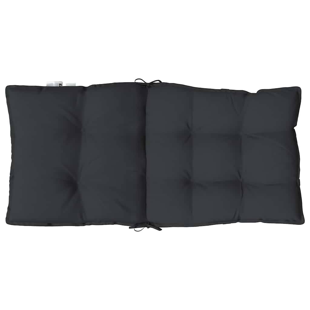 PANGIVO - Coussins de chaise à dossier bas tissu oxford noir 100 x 50 x 7 cm, poids:9.15kg - PANGIVO - Image 7