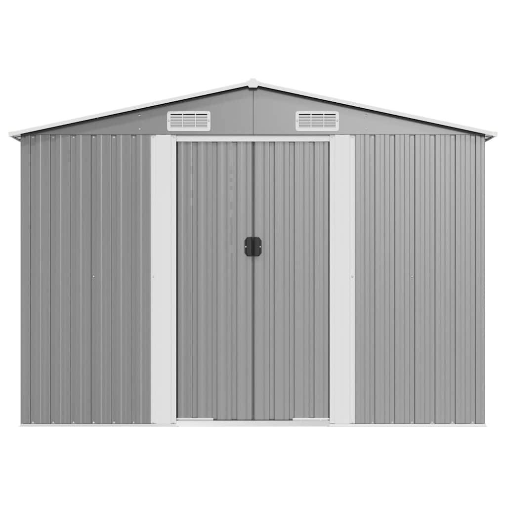Vidaxl - Abri de jardin Gris 257x990x181 cm Acier galvanisé vidaXL 47037 - Image 6