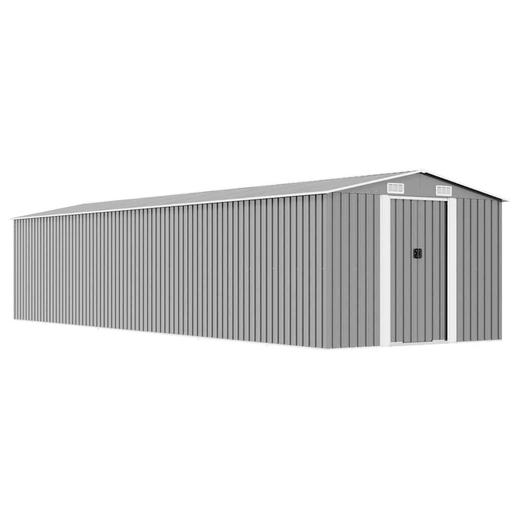 Vidaxl - Abri de jardin Gris 257x990x181 cm Acier galvanisé 25.4m² vidaXL 47037