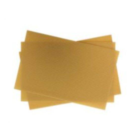 Apicréa - Feuilles de cire d'abeille gaufrées pour corps de ruche Dadant x 10