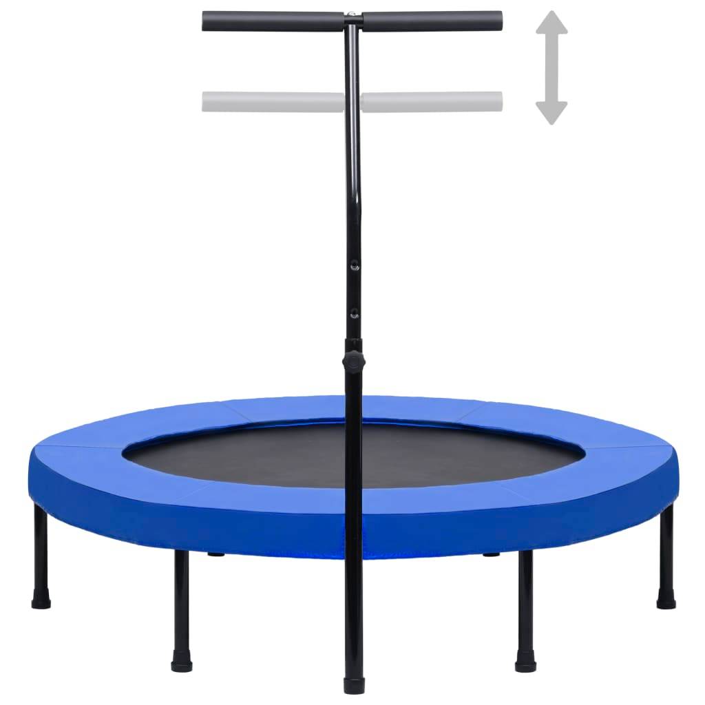 CLP - Trampoline de fitness avec poignée et coussin de sécurité 122cm - Image 2