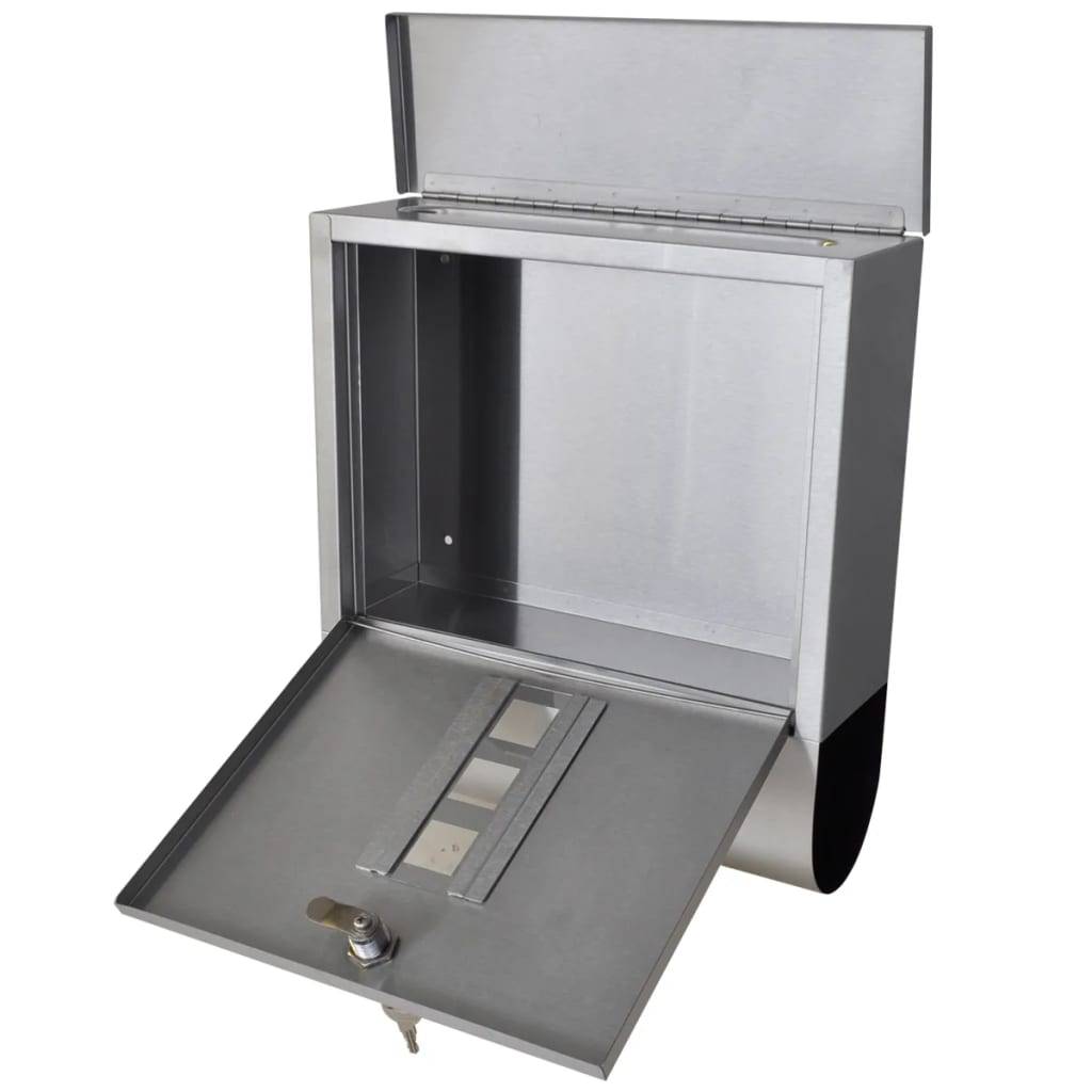 Boîte aux lettres Argent 31 X 11 cm - Prolenta Premium - Image 3