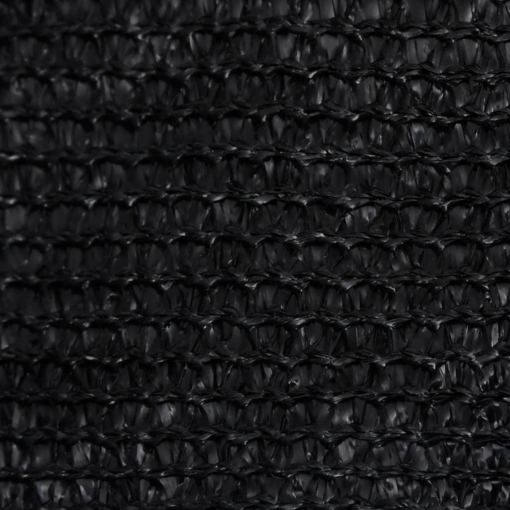 Helloshop26 - Voile d'ombrage 160 g/m² noir 5 x 5 m PEHD - Image 3