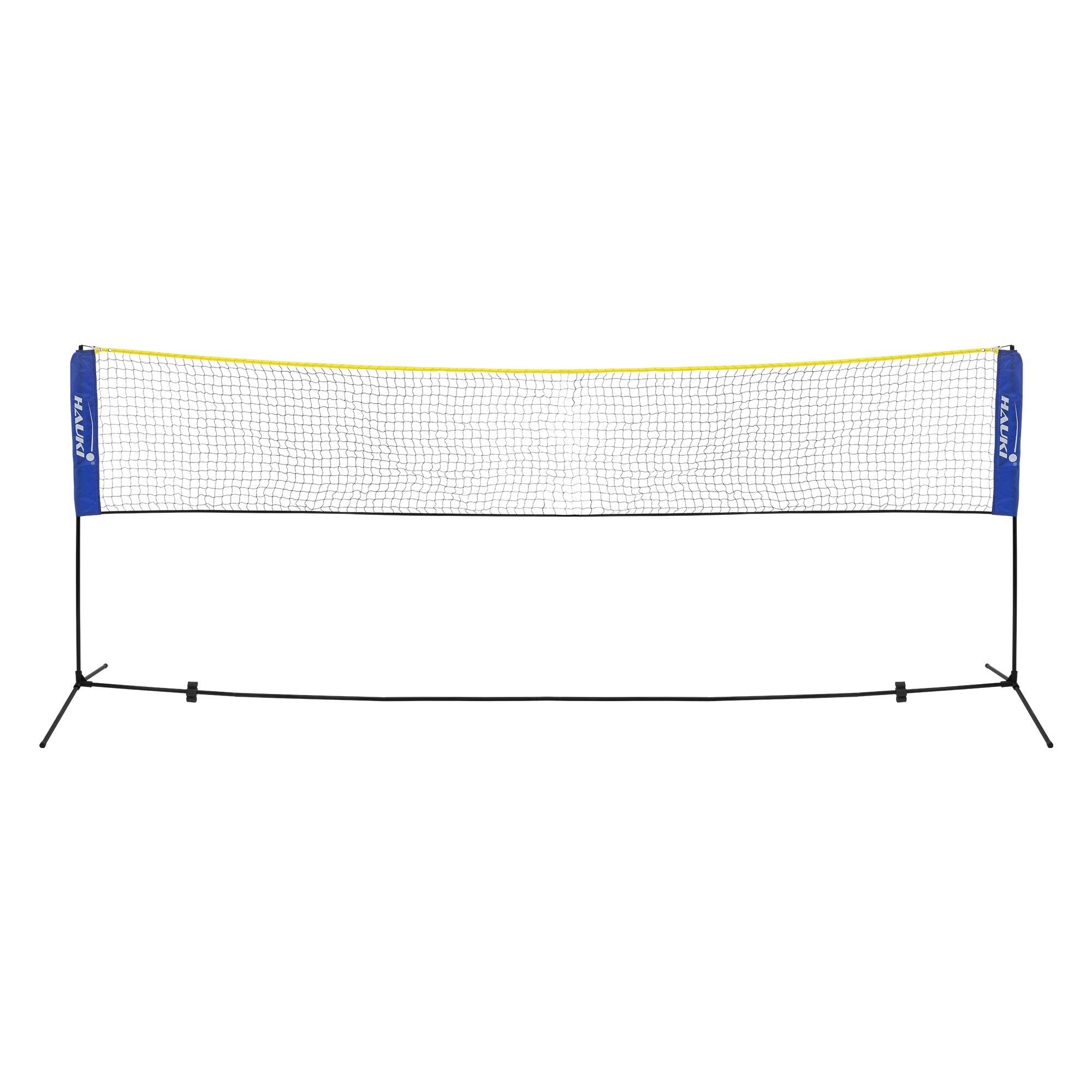 Filet de badminton 4m filet de volley-ball/tennis bleu portable hauteur 155 cm - Image 1