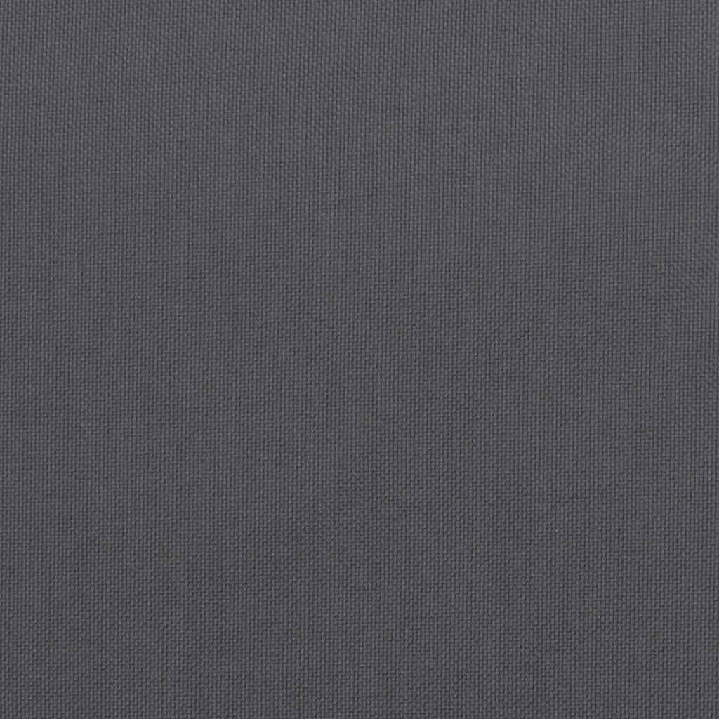 PANGIVO - Coussins de chaise de jardin dossier haut polyester anthracite 120 x 50 x 2 cm - PANGIVO - Image 9