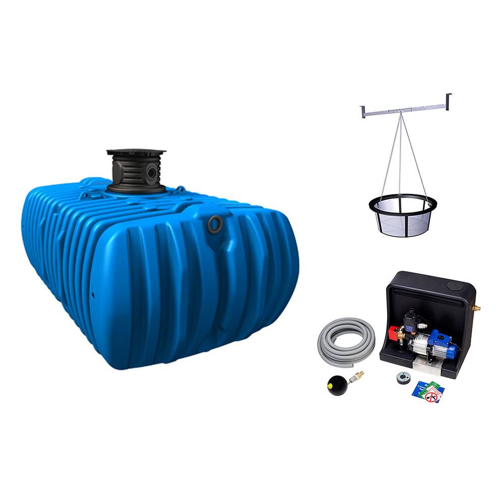 Cuve de récupération d'eau de pluie 7000l enterrée - kit jardin – garantia - Image 3