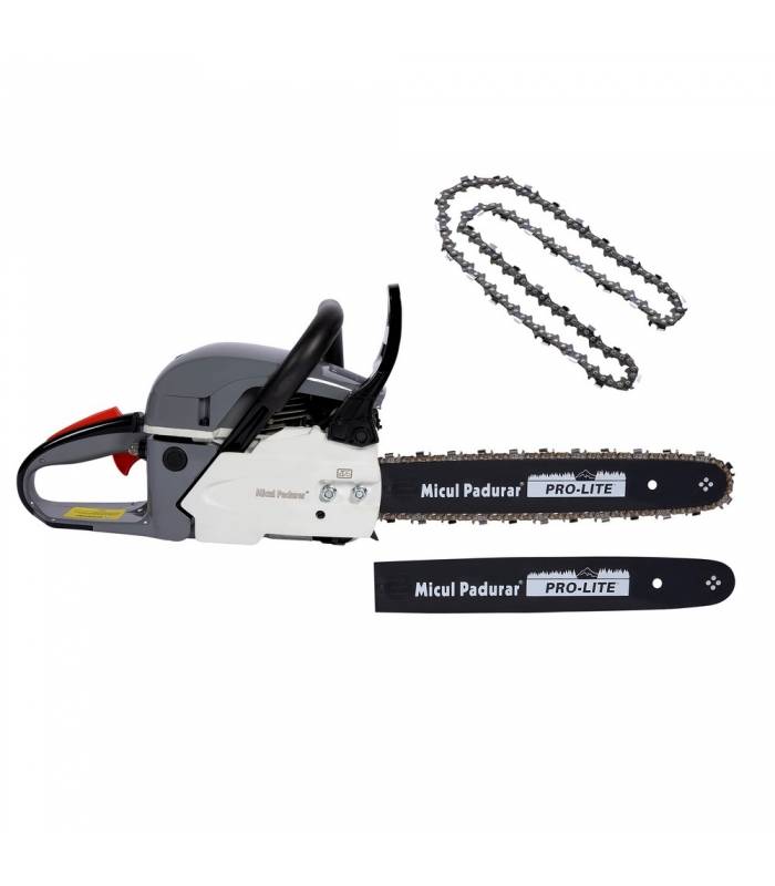 Tronçonneuse thermique 3,2cv 52cc, 2 guides et 2 chaines de 40cm - FERMIER GF-0908-S001-G01 - Image 1