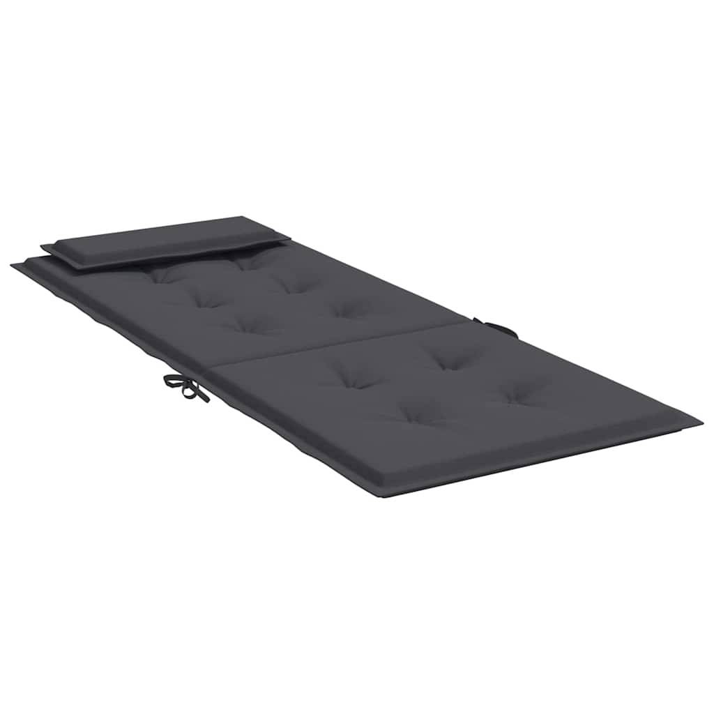 ComfortXL - Lot de 6 Coussins pour Chaise de Jardin Dossier Haut Tissu Oxford Imperméable Salon de Jardin Anthracite 120x50cm – ComfortXL Outdoor Living - Image 6