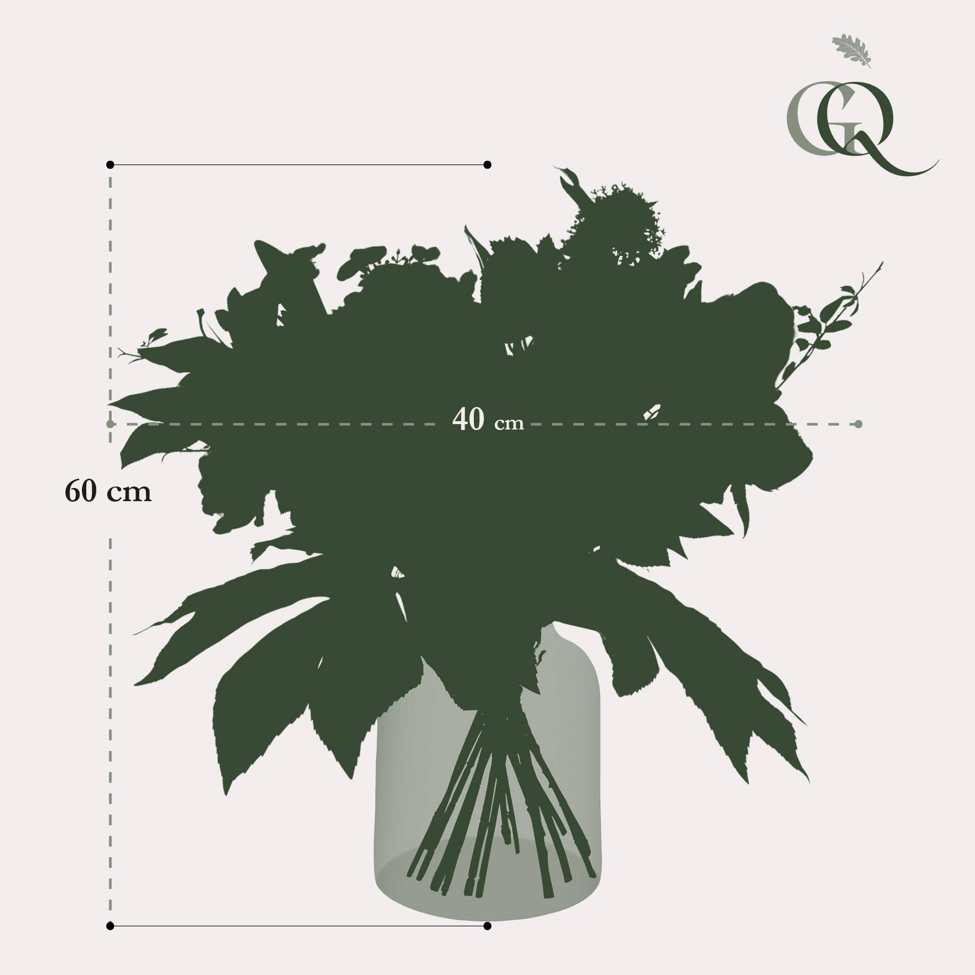 ComfortXL - Bouquet Fleurs Artificielles Réaliste Décoration Maison Sans Entretien Blanc 60 cm - ComfortXL Green Living - Image 7