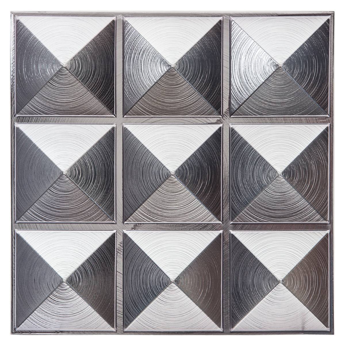 Atmosphera - Sticker carrelage 9CX6 argent - Atmosphera Créateur d'intérieur - Image 1