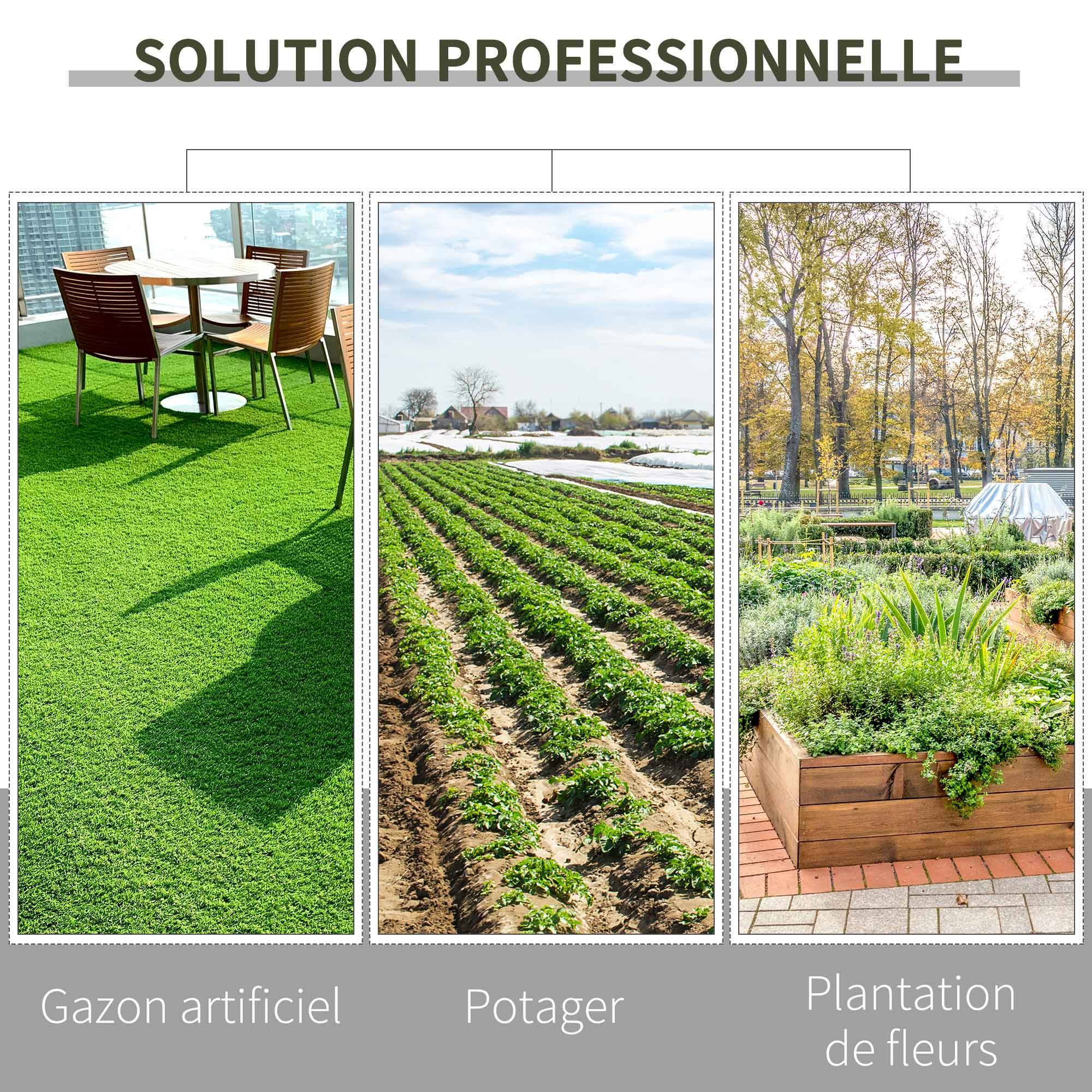 ComfortXL - Toile de paillage PP 100 g/m² noire 50 x 1 m anti mauvaises herbes perméable anti-UV - ComfortXL Outdoor Living - Image 8
