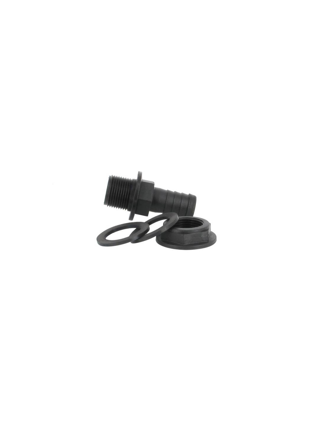 Trop-plein cuve eau 1000L - Embout droit Diamètre 20 mm - Image 1