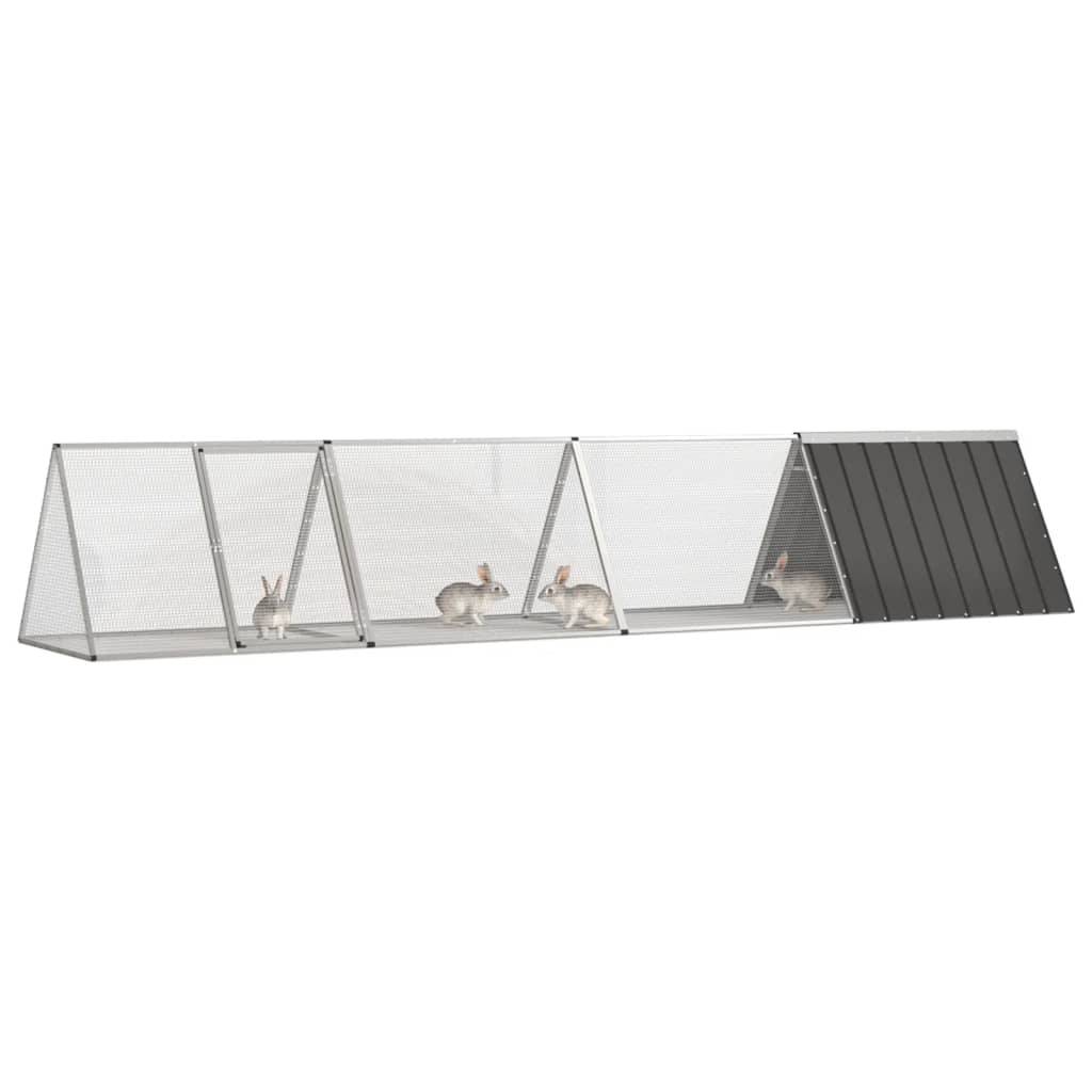 Vidaxl - Clapier Anthracite 403,5x80,5x71 cm Acier galvanisé vidaXL 3106447 - Image 2