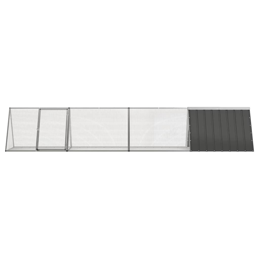Vidaxl - Clapier Anthracite 403,5x80,5x71 cm Acier galvanisé vidaXL 3106447 - Image 2