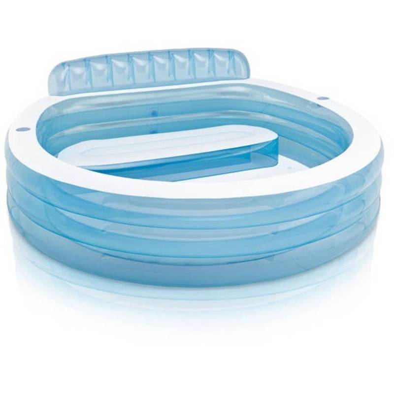 Piscine familiale avec banquette intégrée Intex - Image 4