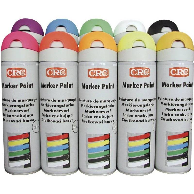 Peinture aérosol de marquage provisoire - Traceur de chantier - Noir extérieur - 650/500mL - KF SICERON - 11673 - Image 2