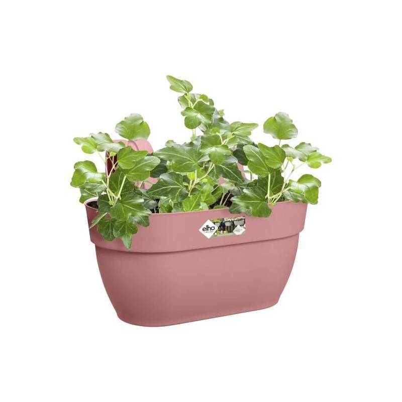 Elho - Elho - Pot De Fleurs -  Vibia Campana Easy Hanger Medium - Rose Poussiere - Balcon Exterieur - L 24.1 X W 36 X H 26.5 Cm - Image 3
