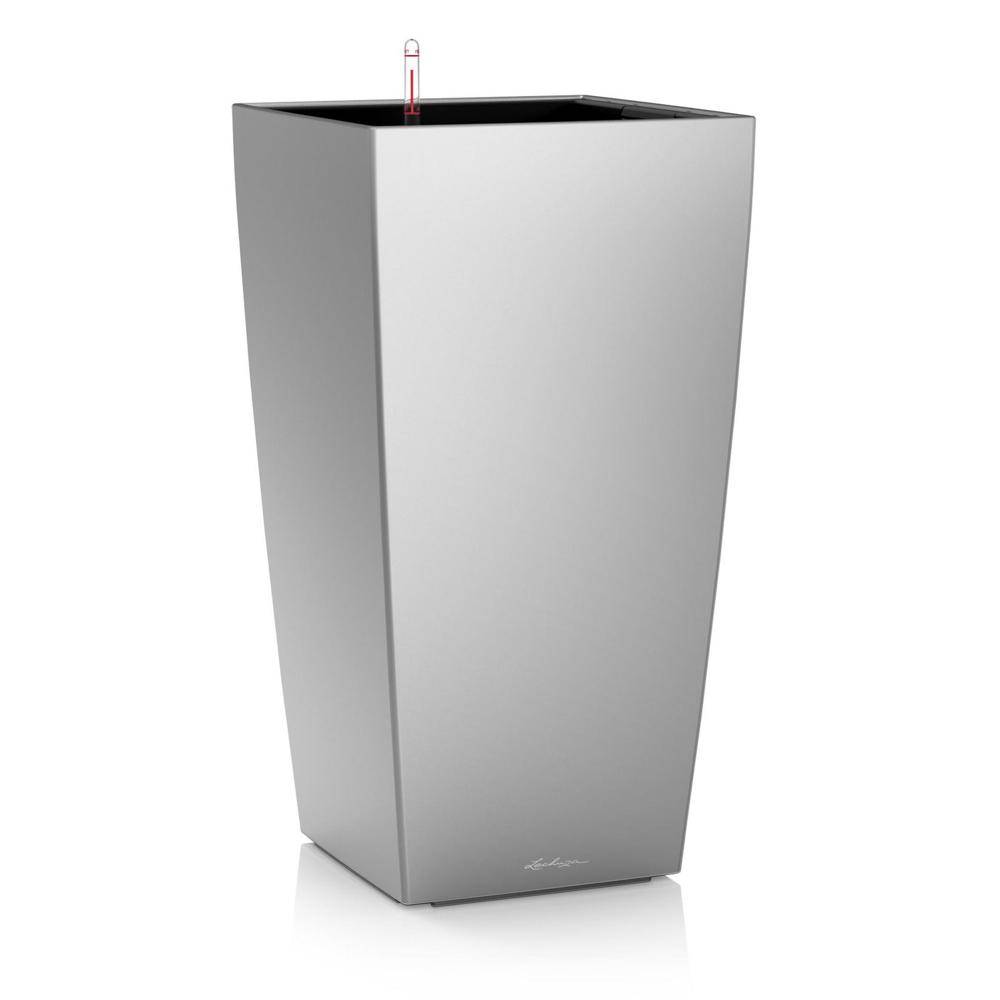 Lechuza - Cubico Premium 30 - kit complet,argent métallisé 56 cm Lechuza - Image 1