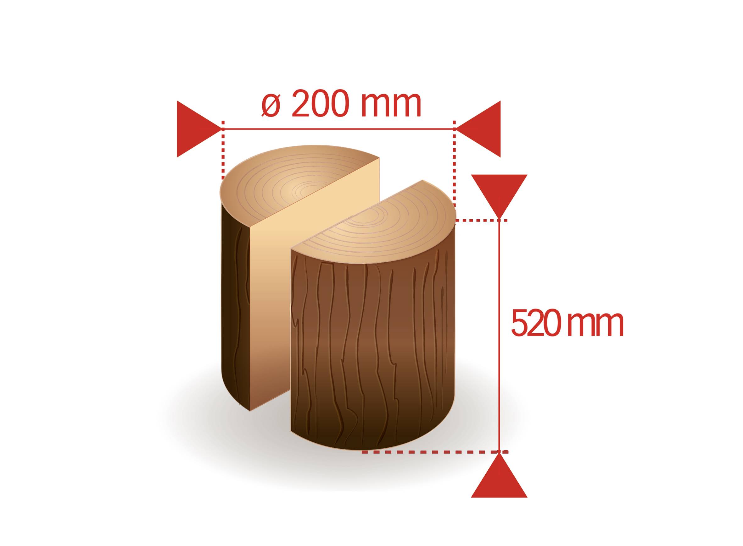 Fendeur de bûche à vis Fartools FBVC 2800 - 2200W - Bûches jusqu'à 520 x Ø 200 MM - Ultra compact FARTOOLS - Image 2