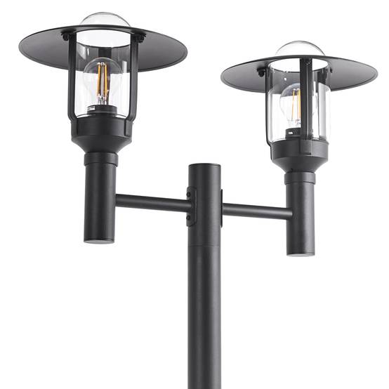 Réverbère Aluminium Noir TIZU - Beliani - Image 3