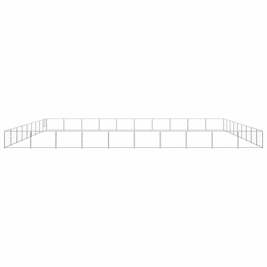 Vidaxl - Chenil Argenté 90 m² Acier vidaXL 3082196 - Image 5