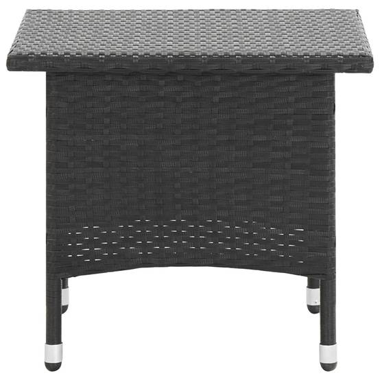 Table bois composite Thorvin Noir 50 X 50 X 47 cm - P87209N - Image 2