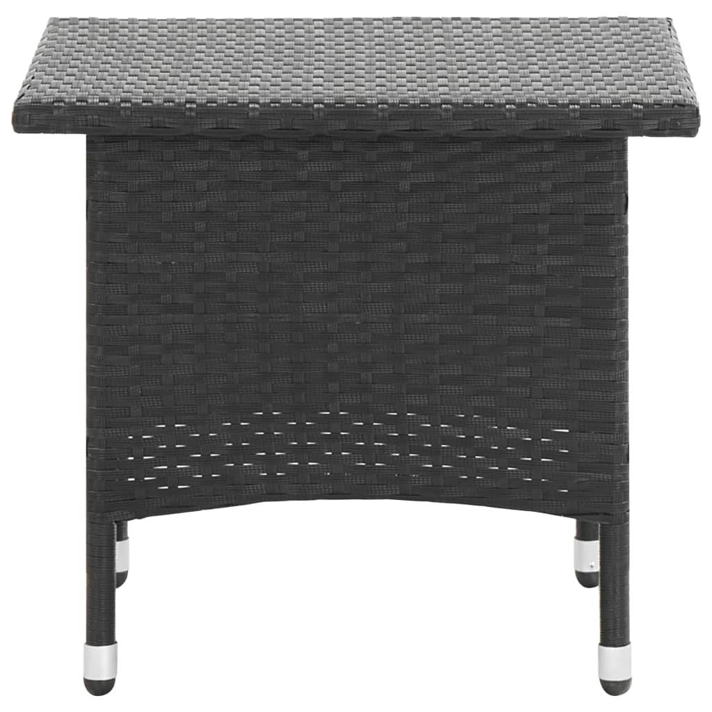 Table bois composite  Thorvin Noir  50 X 50 X 47 cm  - P87209N - Image 2