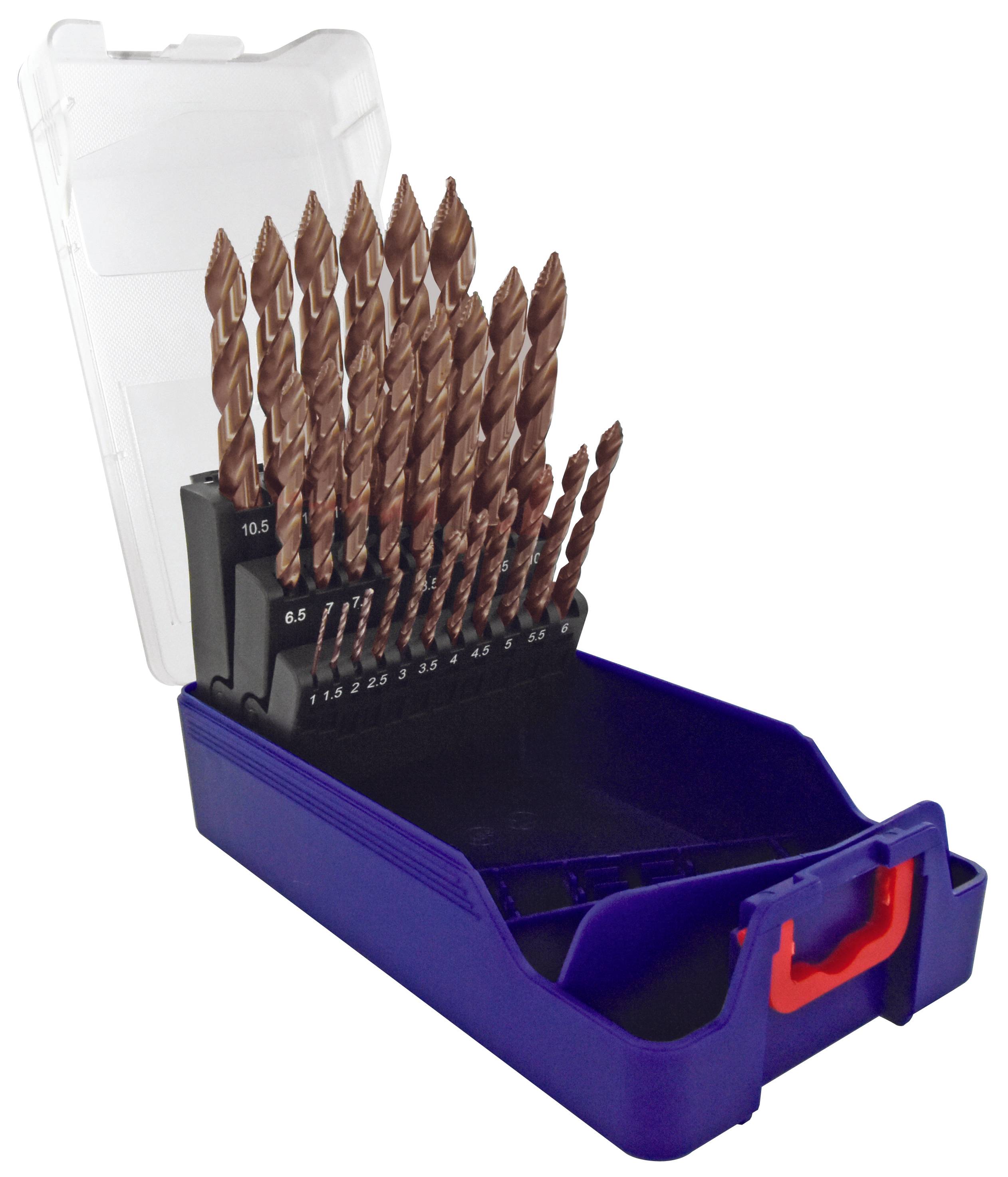 Tivoly - Tivoly Coffret 25 forets métaux TSP HSS Affûtage étagé revêtu FUSIO Ø 1 à 13mm par 1/2 PREMIUM - Image 1